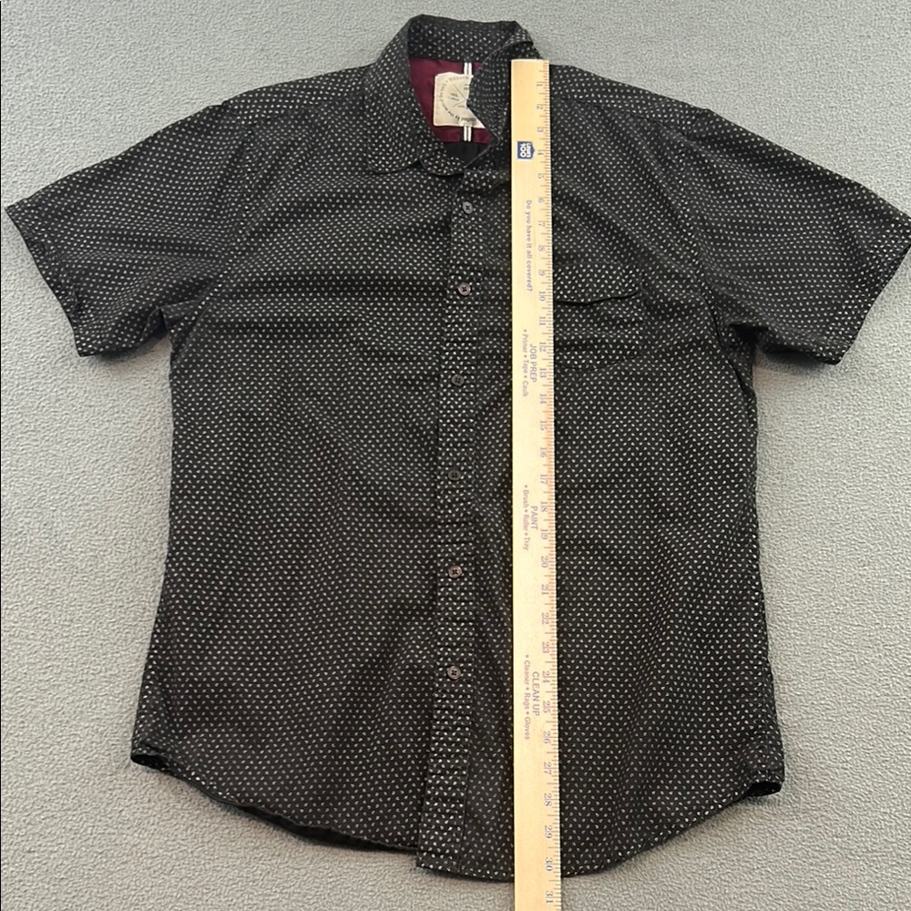 Native Code Men’s Black Patterned Short Sleeve Bu… - image 7